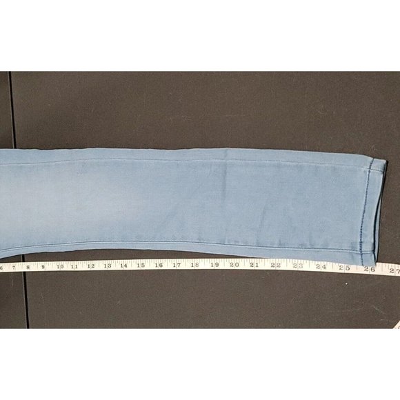 Women's Denim Co Jeans Super Stretch Ultra Soft Sz 4 Skinny Light Wash Blue Read - Picture 7 of 11